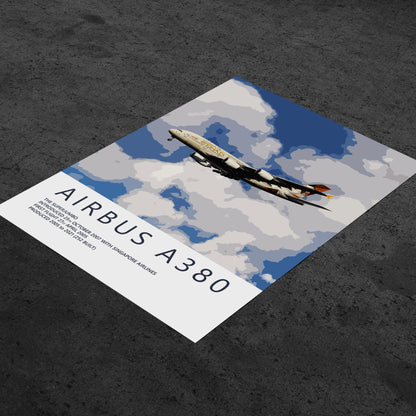 Etihad Airbus A380 Poster