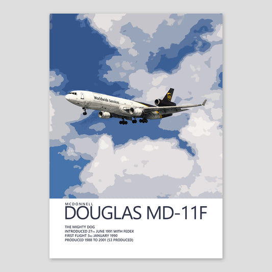 UPS McDonnell Douglas MD-11F Poster