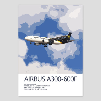 UPS Airbus A300 Poster