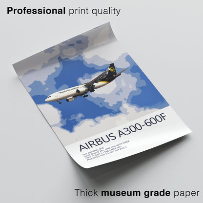 UPS Airbus A300 Poster