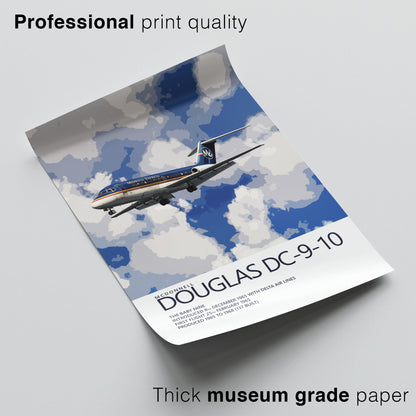 Midwest Express McDonnell Douglas DC-9 Poster