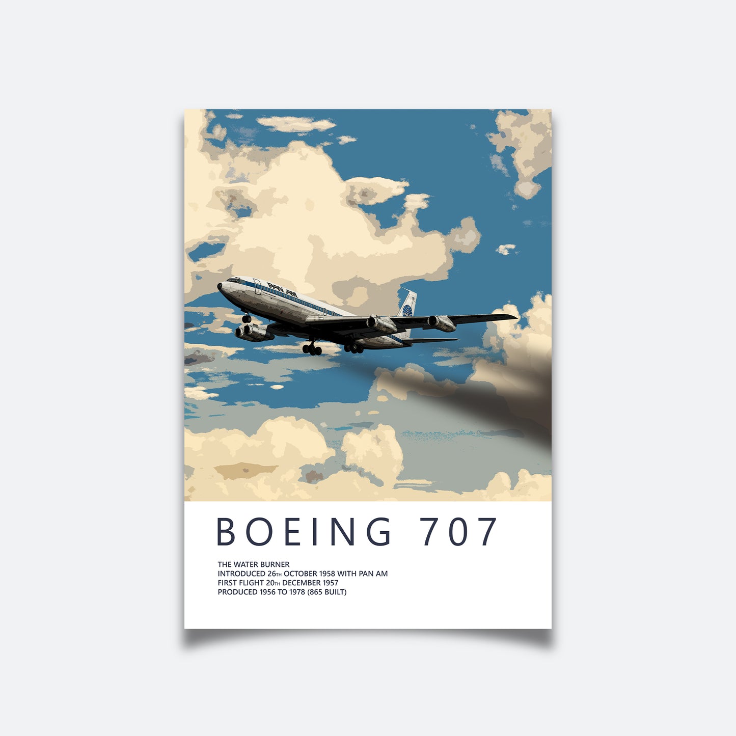 Pan Am Boeing 707 Poster