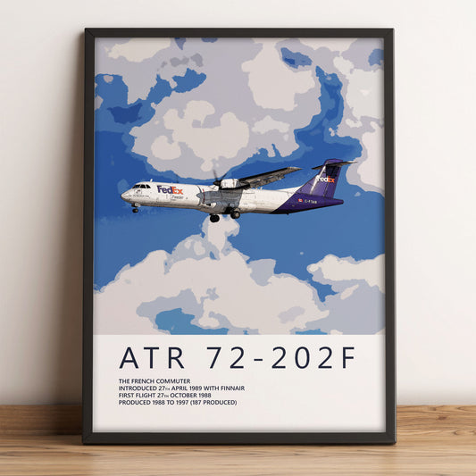 FedEx ATR 72-202F Poster (Opb. Morningstar Air Express)