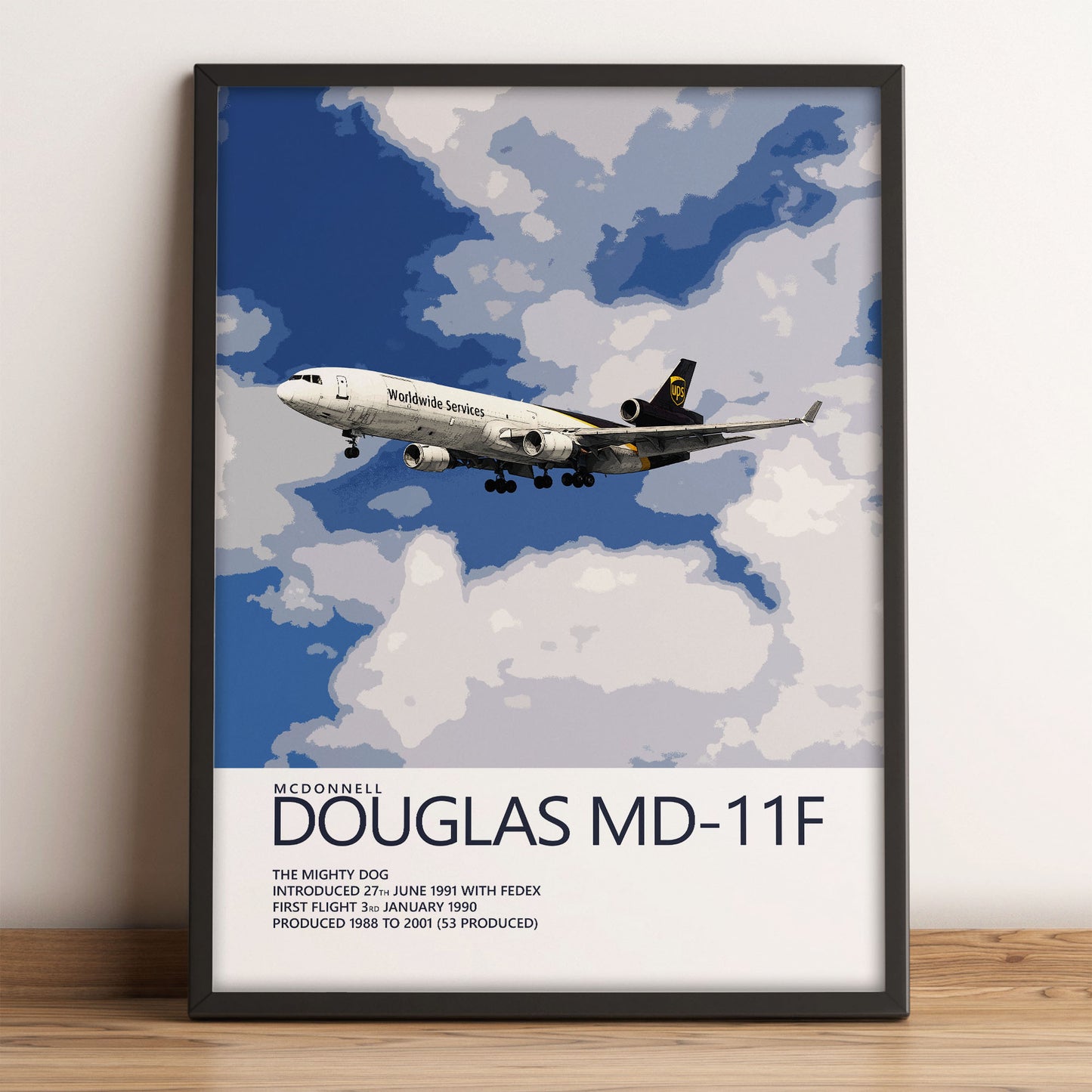 UPS McDonnell Douglas MD-11F Poster