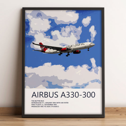 Virgin Atlantic Airbus A330-300 Poster