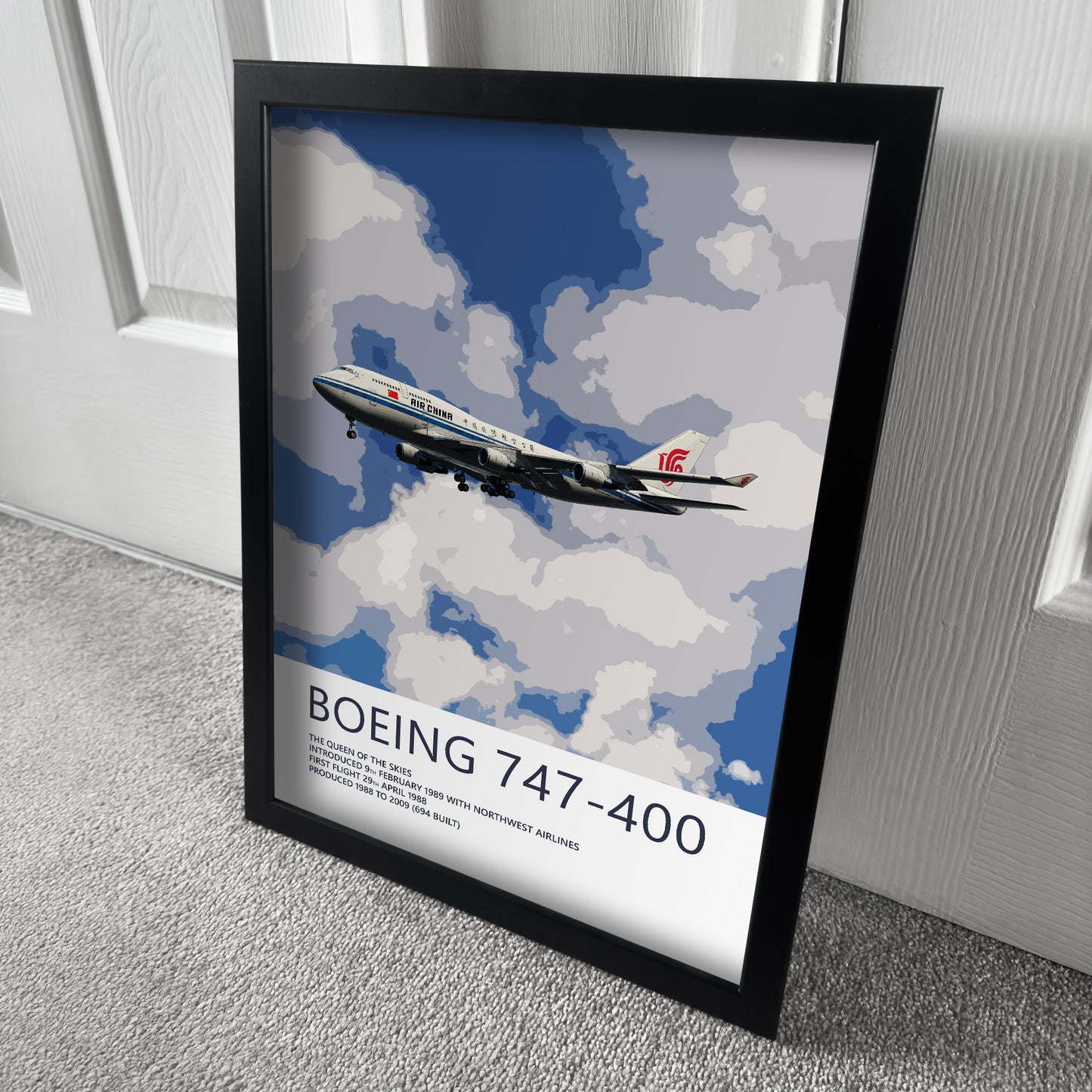 Air China Boeing 747 Poster