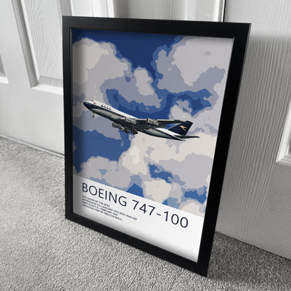 BOAC Boeing 747-100 Poster