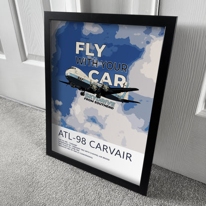 British Air Ferries ATL-98 Carvair Poster