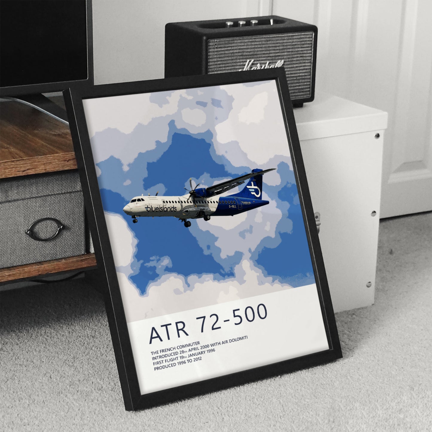 Blue Islands ATR 72 Poster