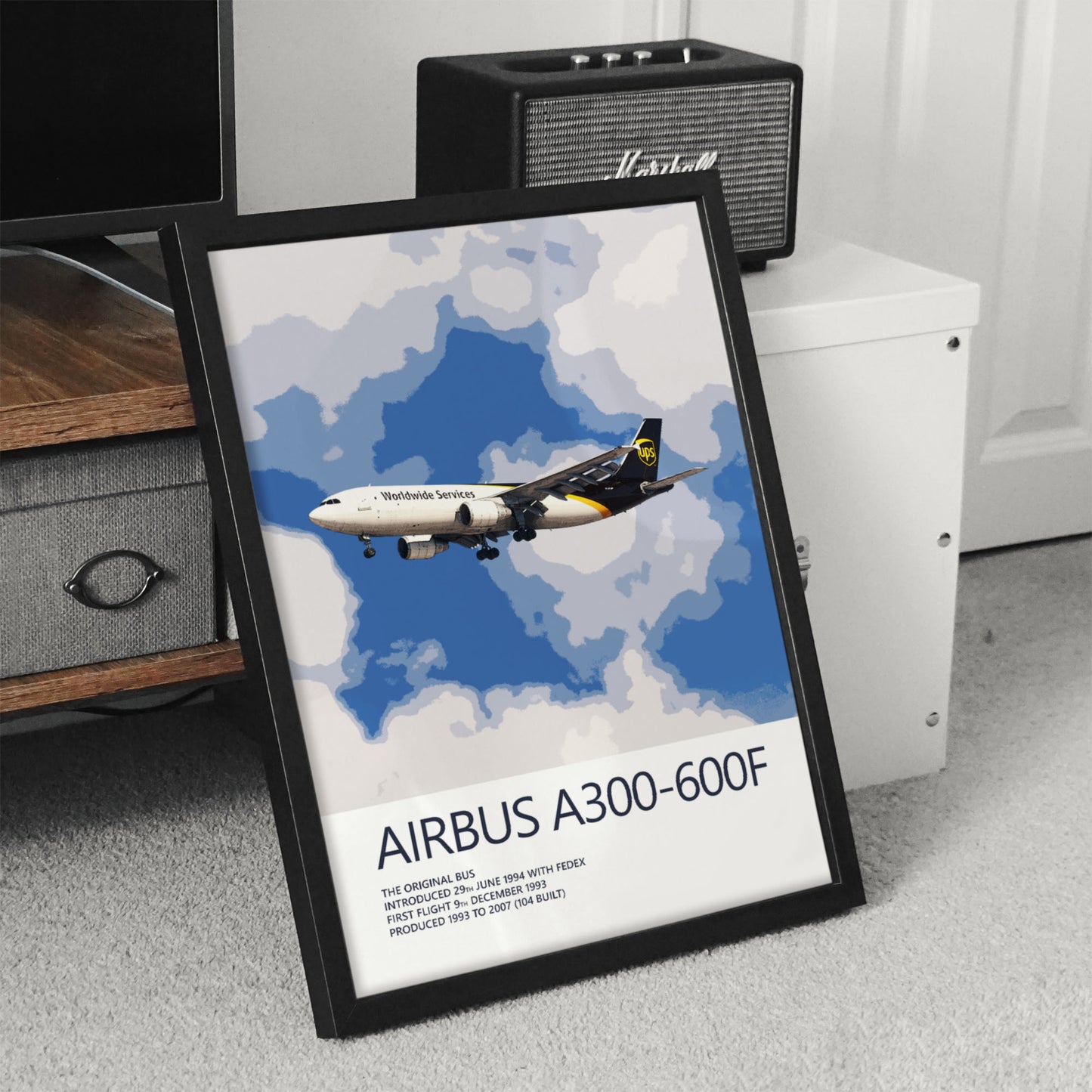 UPS Airbus A300 Poster