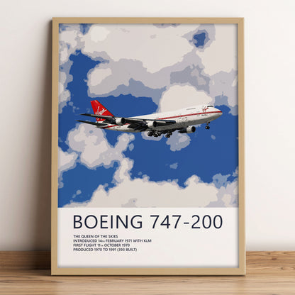 Virgin Atlantic Boeing 747-200 - Maiden Voyager 1984