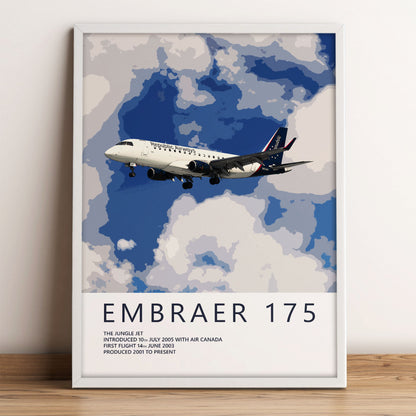 Republic Airways Embraer 175 Poster