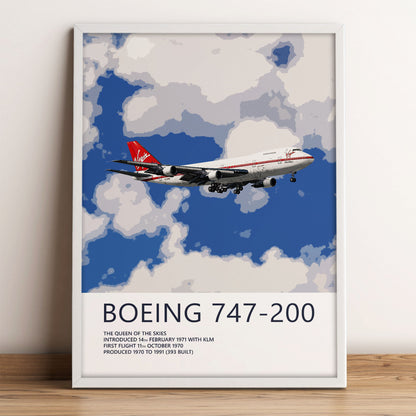 Virgin Atlantic Boeing 747-200 - Maiden Voyager 1984