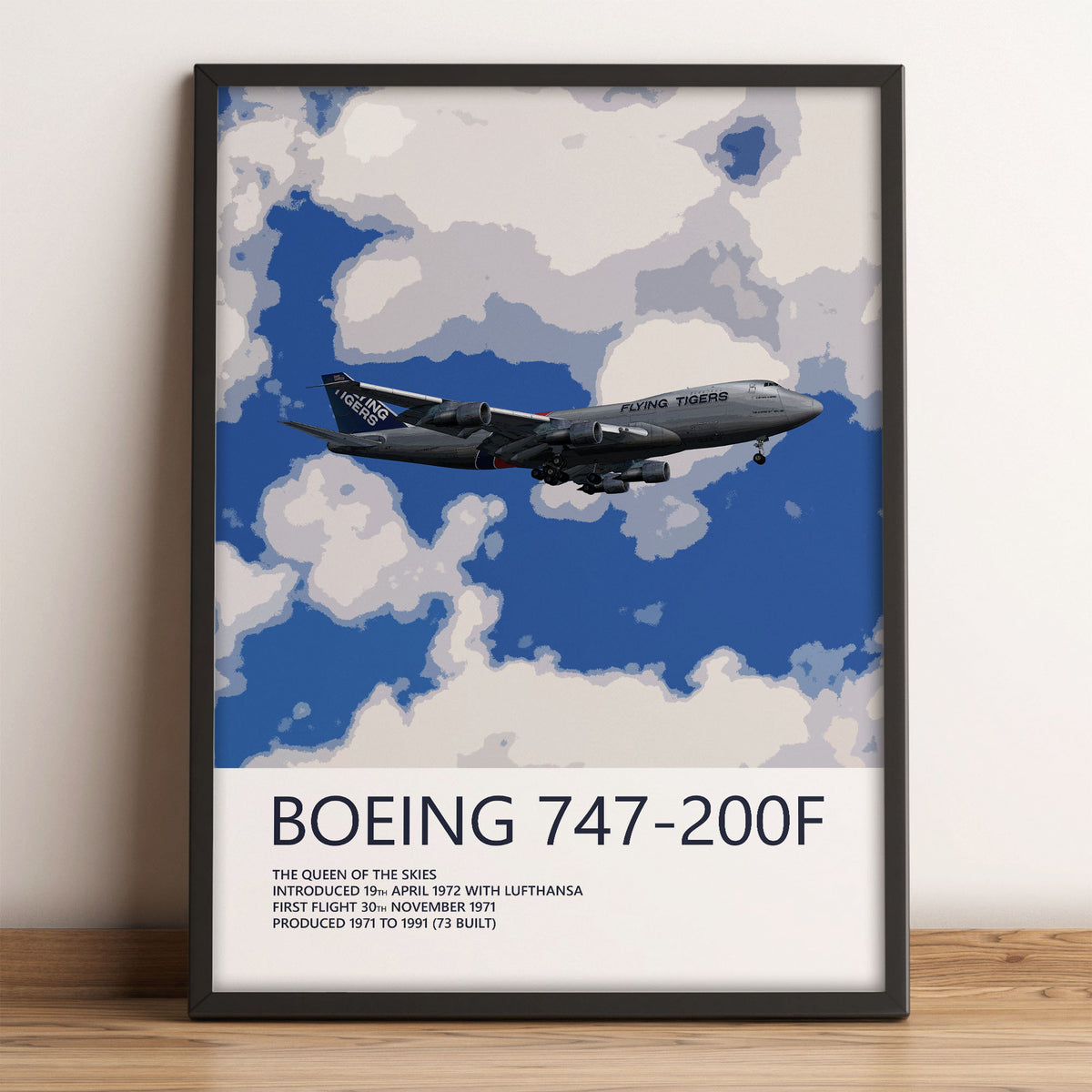 Flying Tiger Line Boeing 747-200F Poster