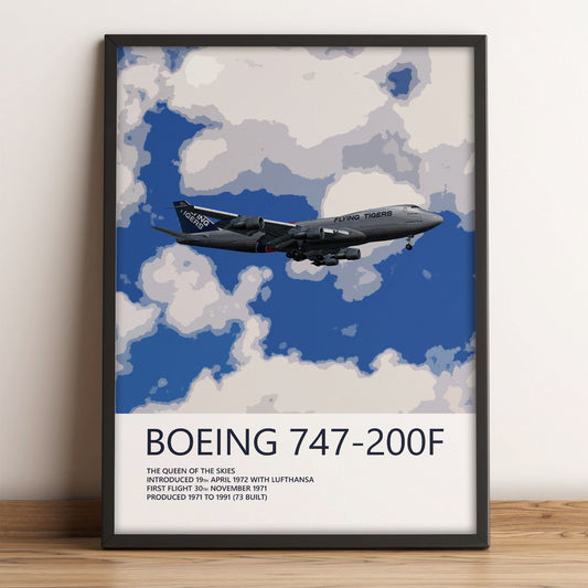 Flying Tiger Line Boeing 747-200F Poster