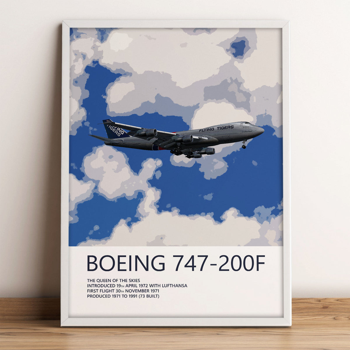 Flying Tiger Line Boeing 747-200F Poster