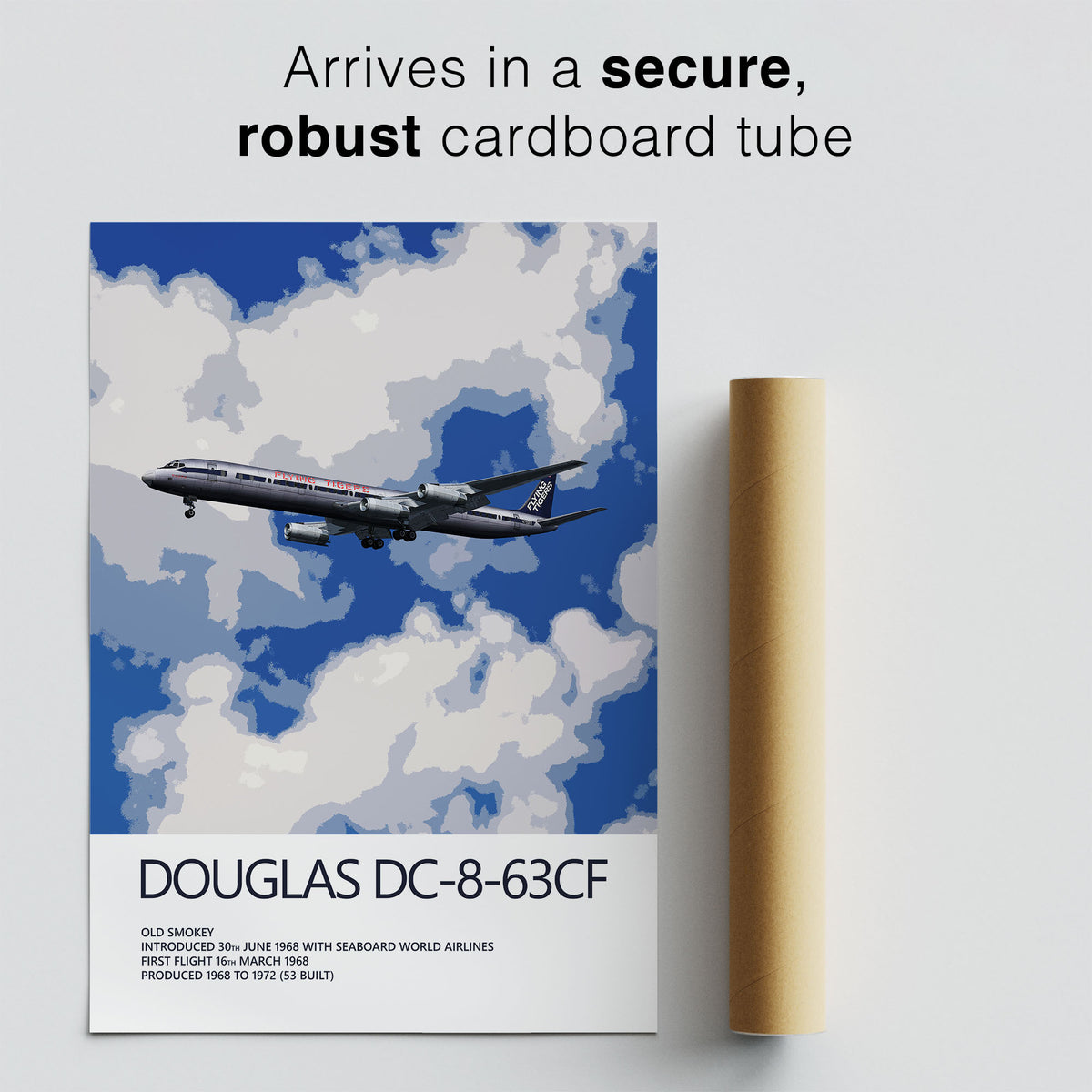 Flying Tiger Line Douglas DC-8-63CF Poster