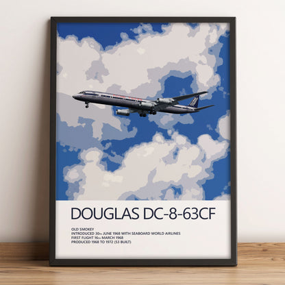 Flying Tiger Line Douglas DC-8-63CF Poster