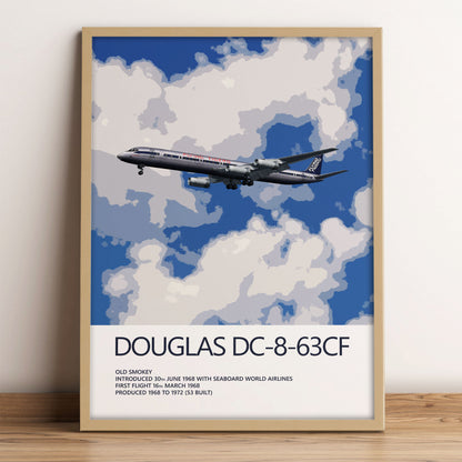 Flying Tiger Line Douglas DC-8-63CF Poster
