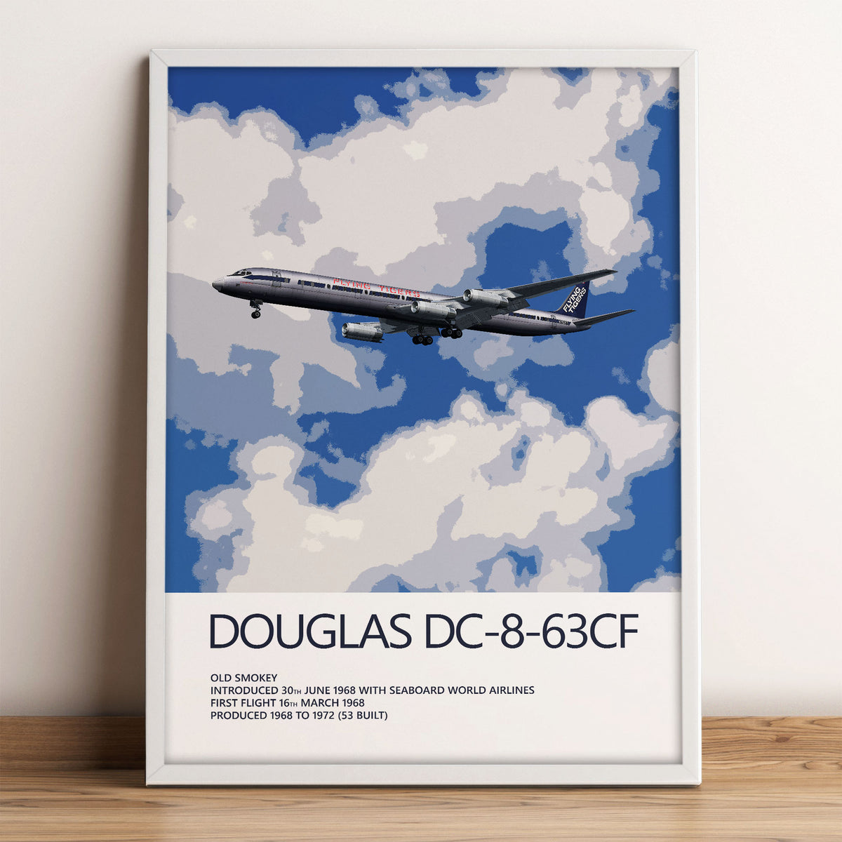 Flying Tiger Line Douglas DC-8-63CF Poster
