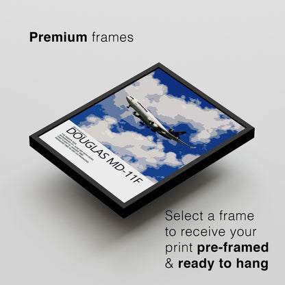 Lufthansa Cargo McDonnell Douglas MD-11 Poster
