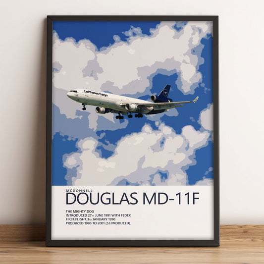 Lufthansa Cargo McDonnell Douglas MD-11 Poster