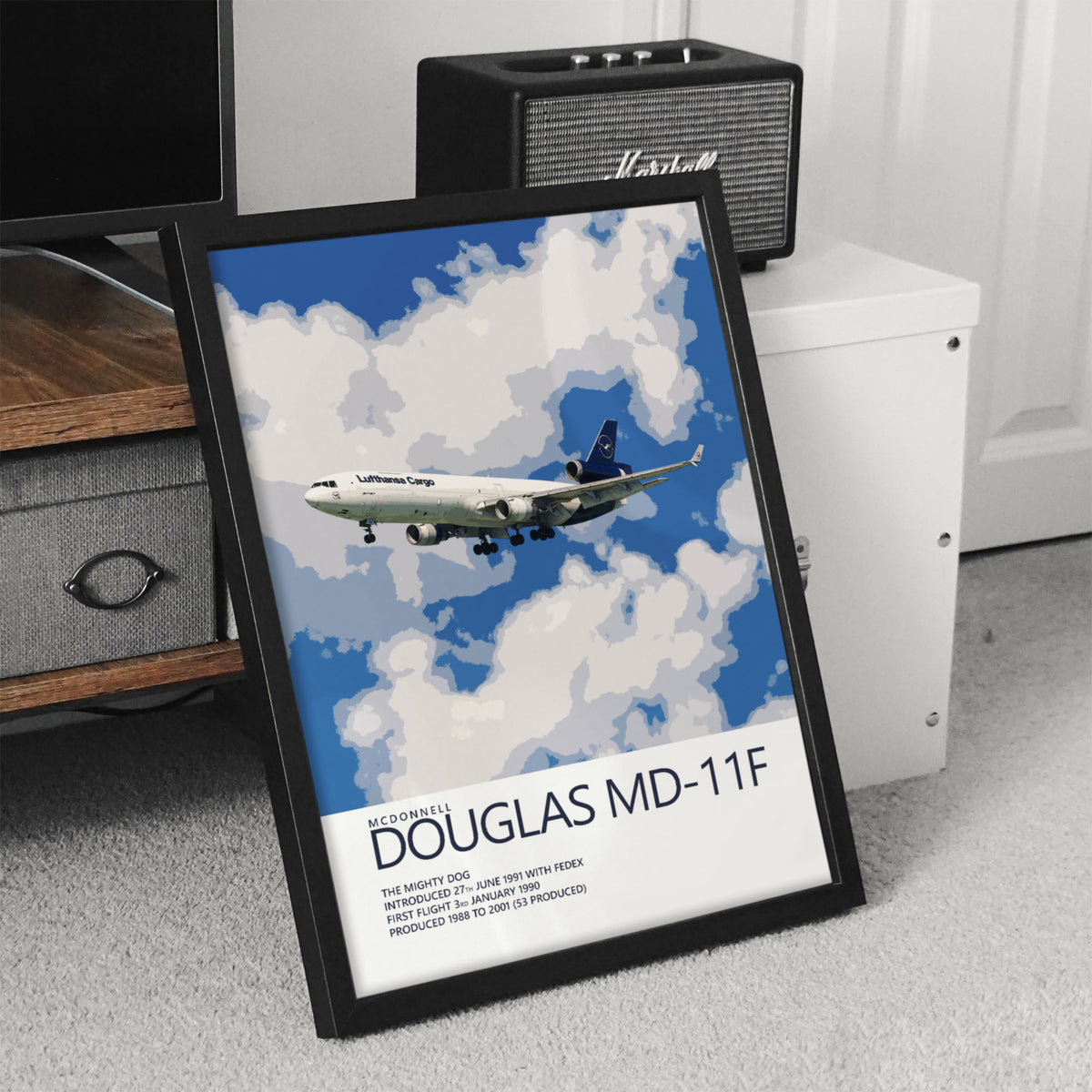 Lufthansa Cargo McDonnell Douglas MD-11 Poster