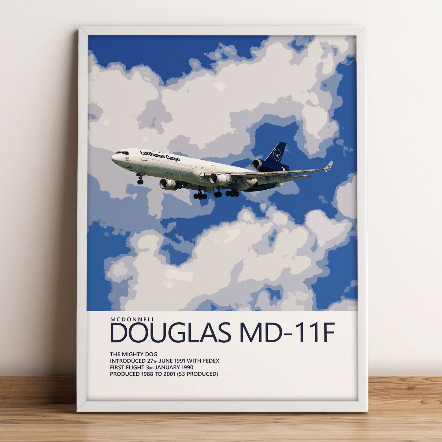 Lufthansa Cargo McDonnell Douglas MD-11 Poster