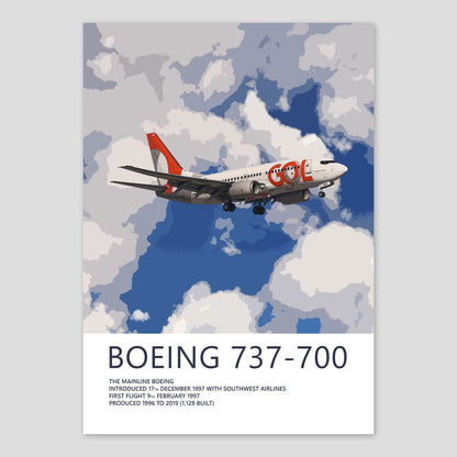 GOL Boeing 737-700 Poster