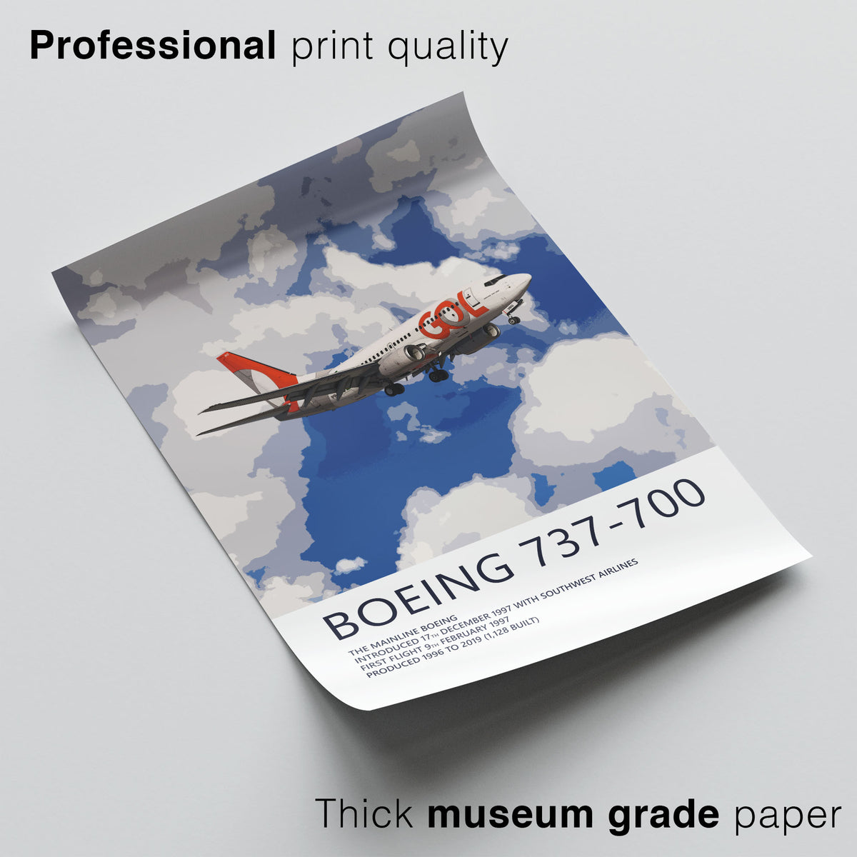 GOL Boeing 737-700 Poster