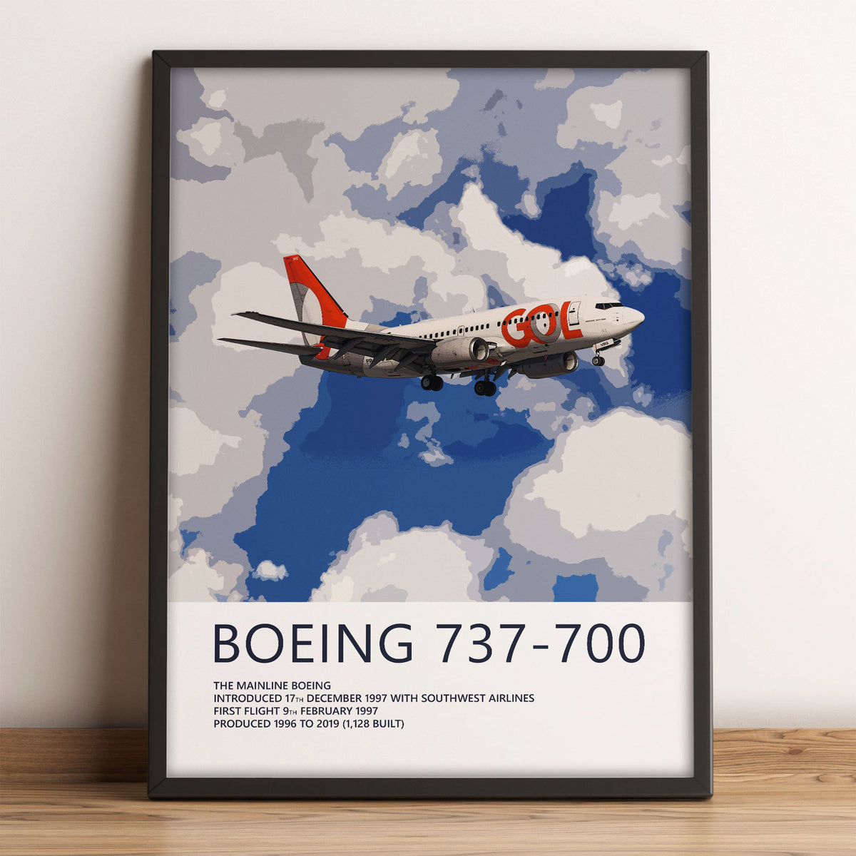 GOL Boeing 737-700 Poster