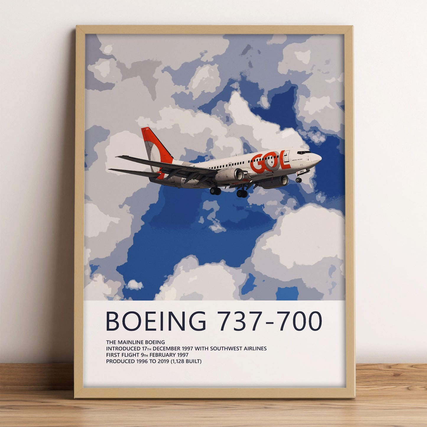 GOL Boeing 737-700 Poster