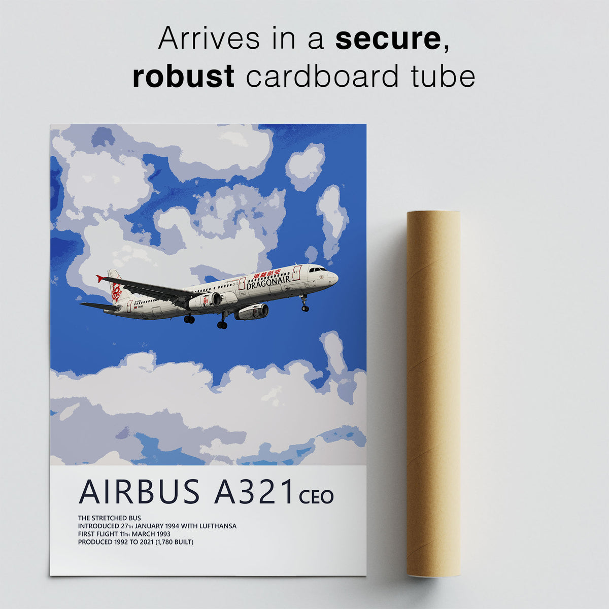 Dragonair Airbus A321 Poster