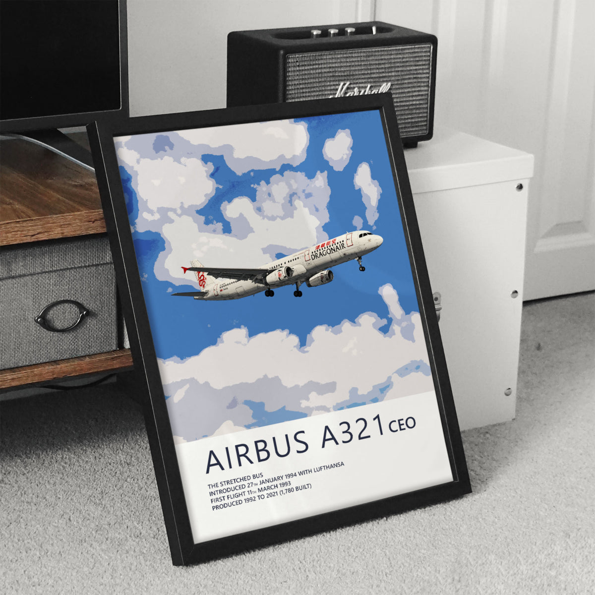 Dragonair Airbus A321 Poster