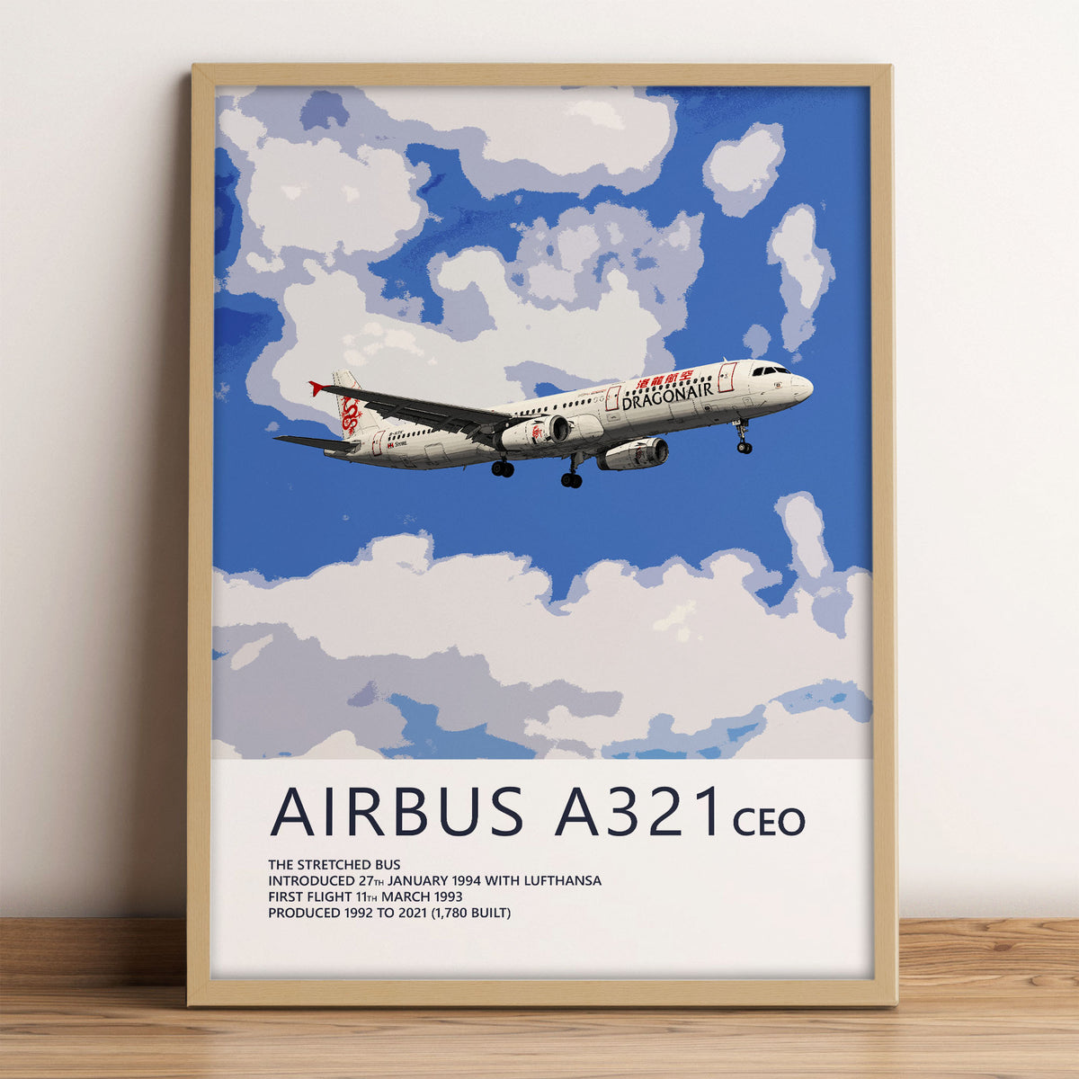 Dragonair Airbus A321 Poster