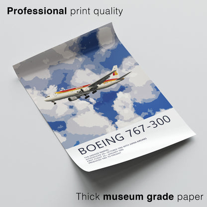 Iberia Boeing 767-300 Poster
