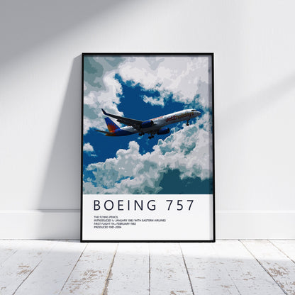 Jet2 Boeing 757 Poster - Aviation Art for Pilots & Enthusiasts - Airline Print, Aircraft Picture, Plane Gift, Aviation Wall Decor