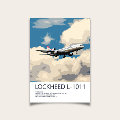 Orient Thai Airlines Lockheed L-1011 Poster - Plane art for aviation enthusiasts & pilot retirement gifts, airline and airplane prints