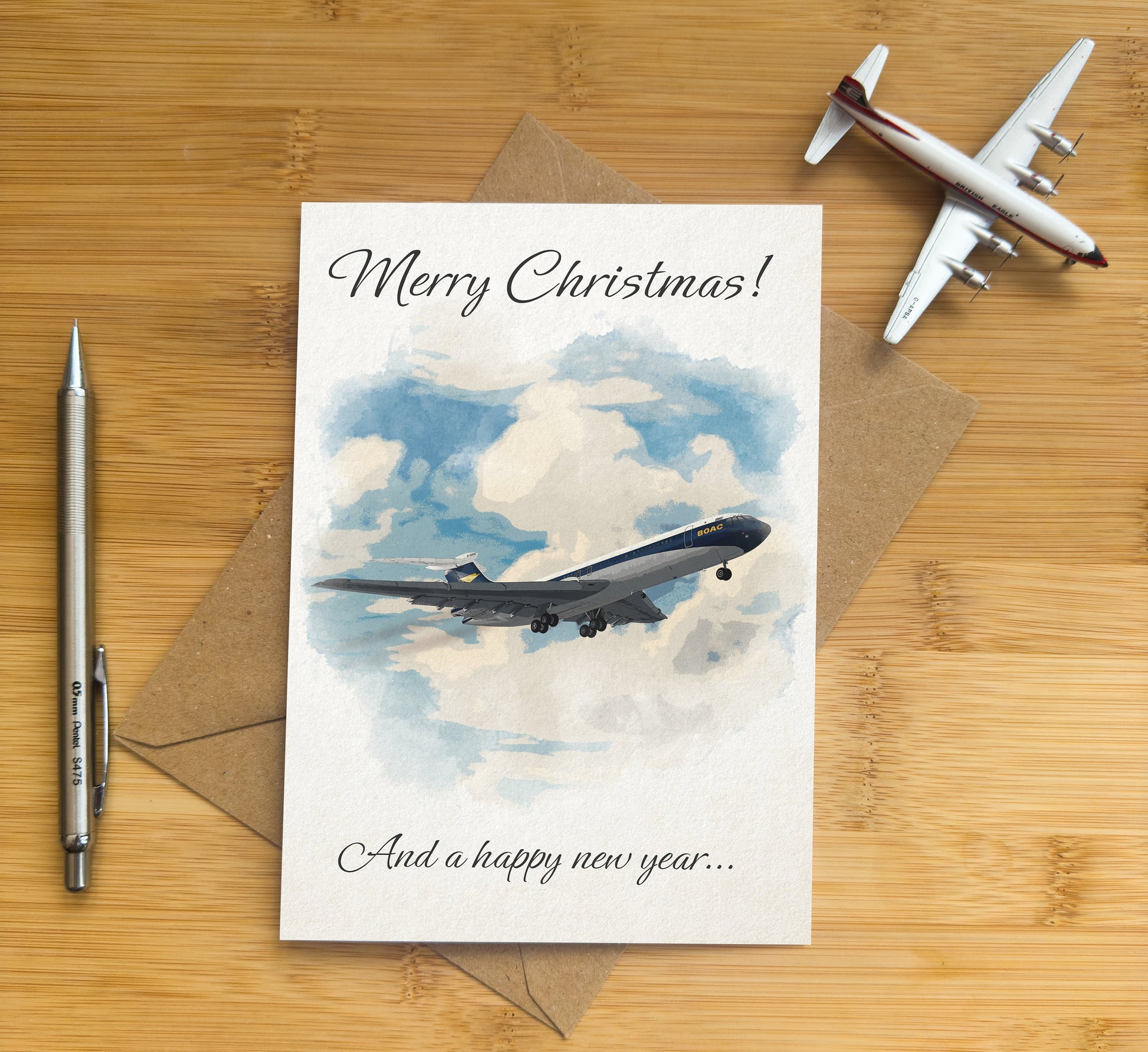 BOAC Greetings Card - Choose from Congratulations, Birthday or Christmas