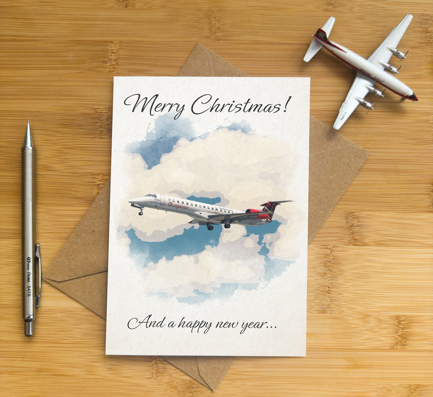 Loganair Greetings Card - Choose from Congratulations, Birthday or Christmas