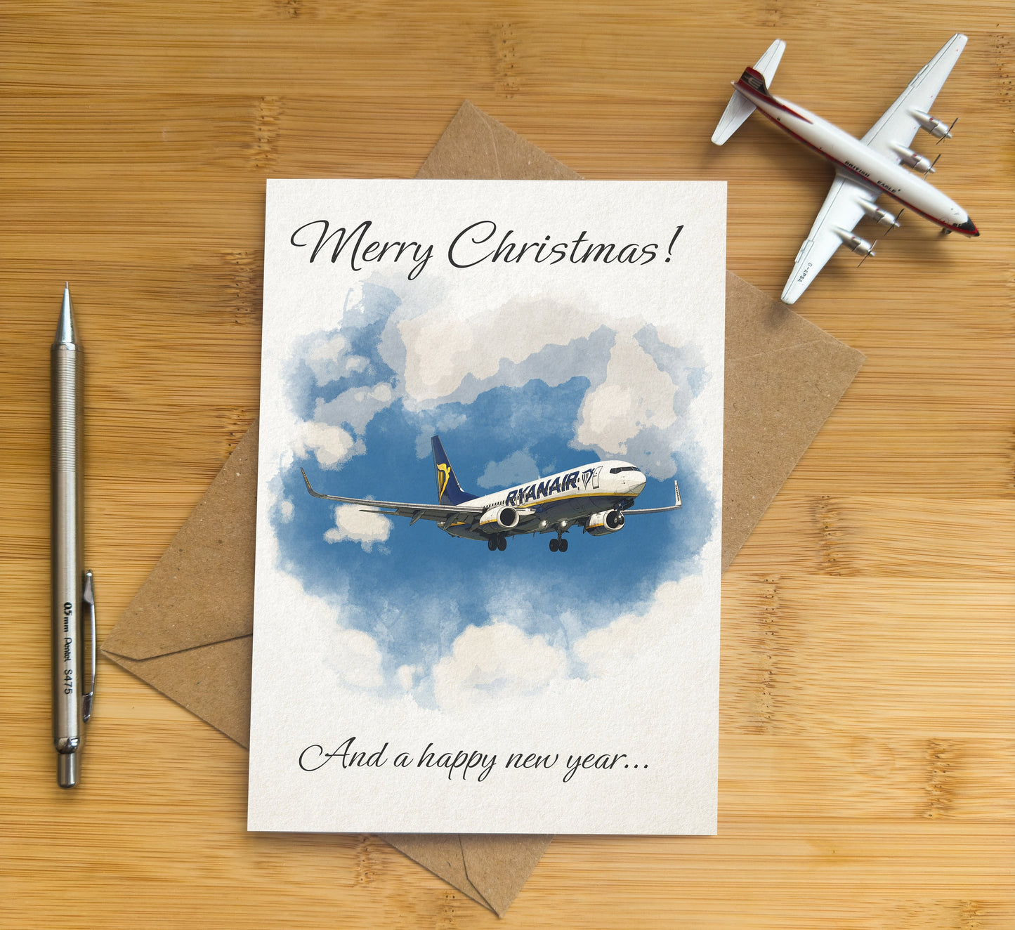 Ryanair Greetings Card - Choose from Congratulations, Birthday or Christmas