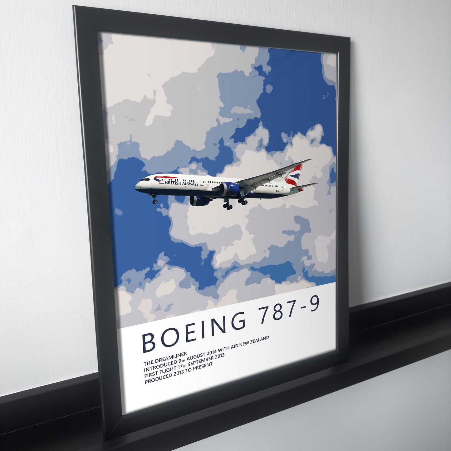 British Airways Boeing 787 Poster