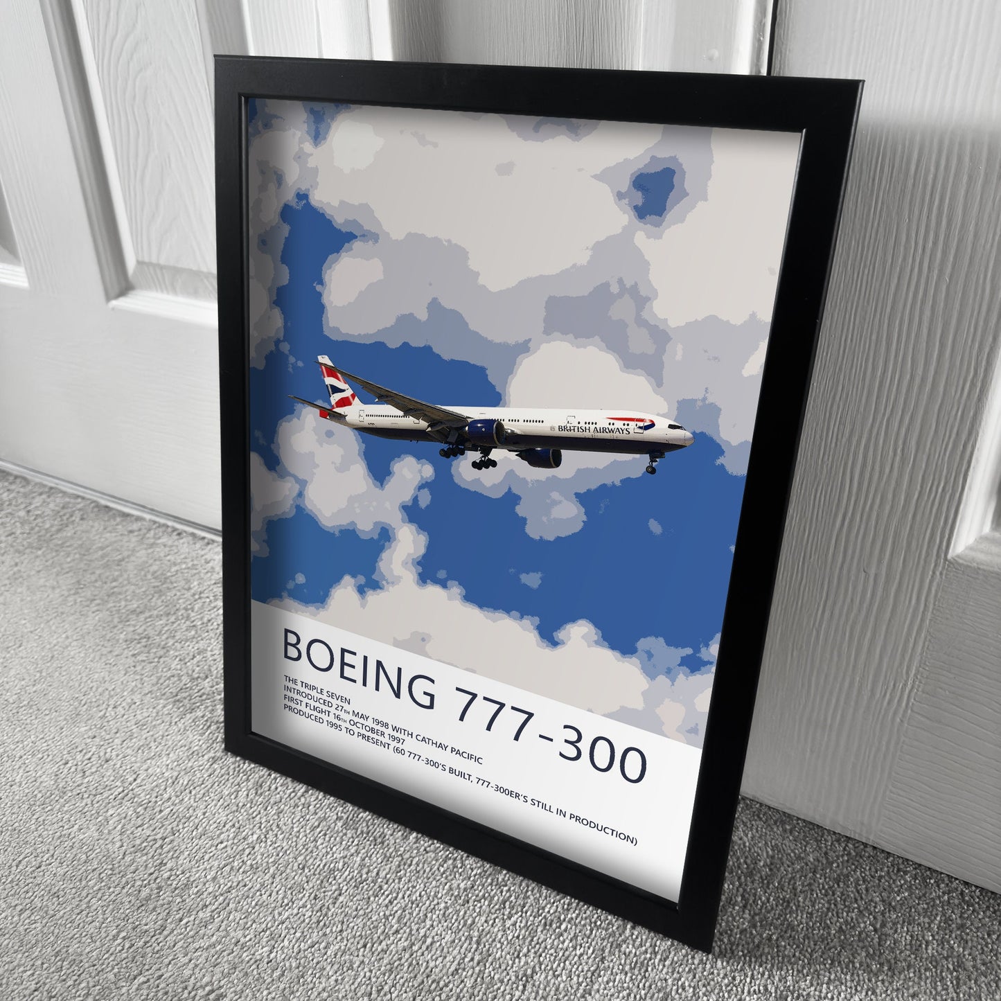 British Airways Boeing 777 Poster