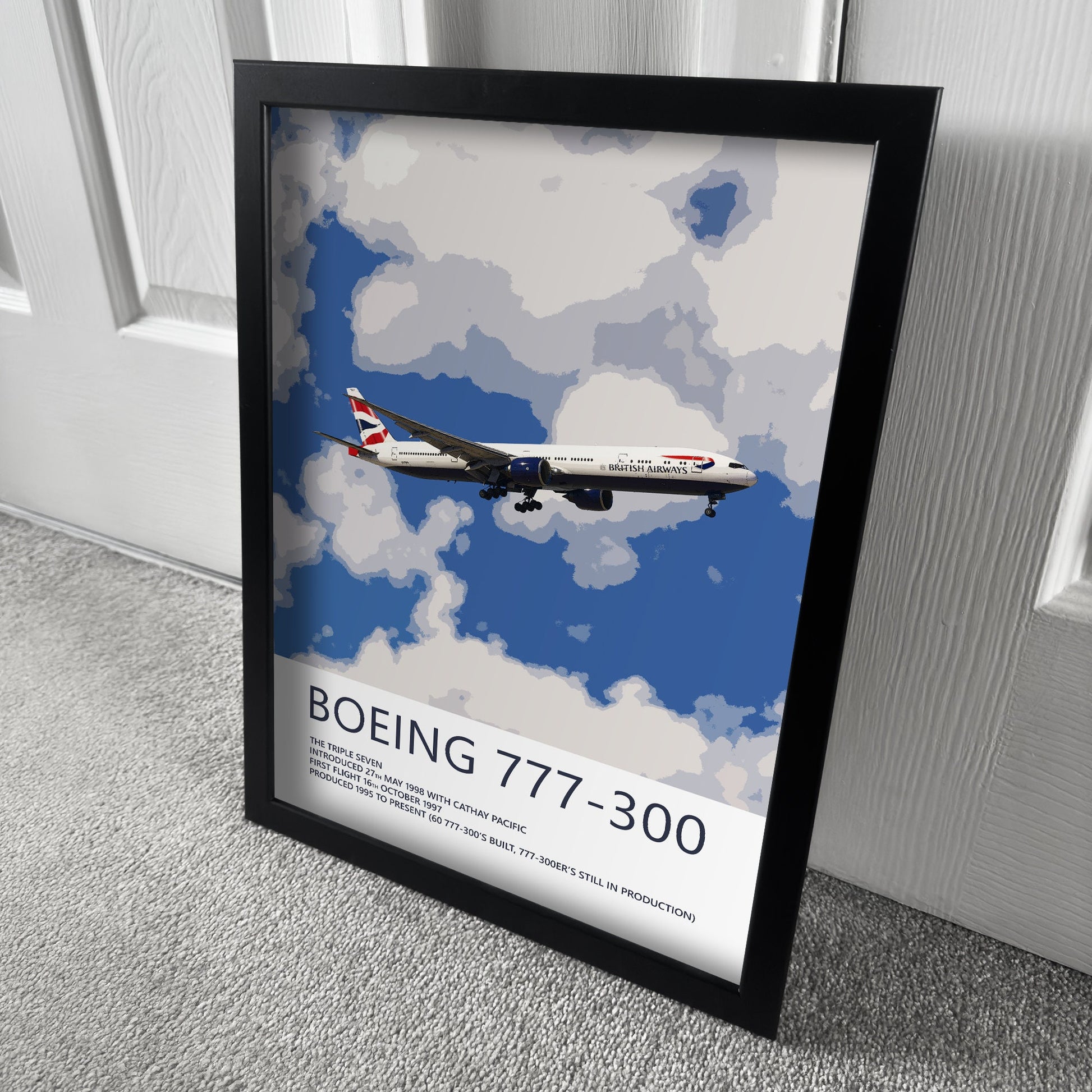 British Airways Boeing 777 Poster