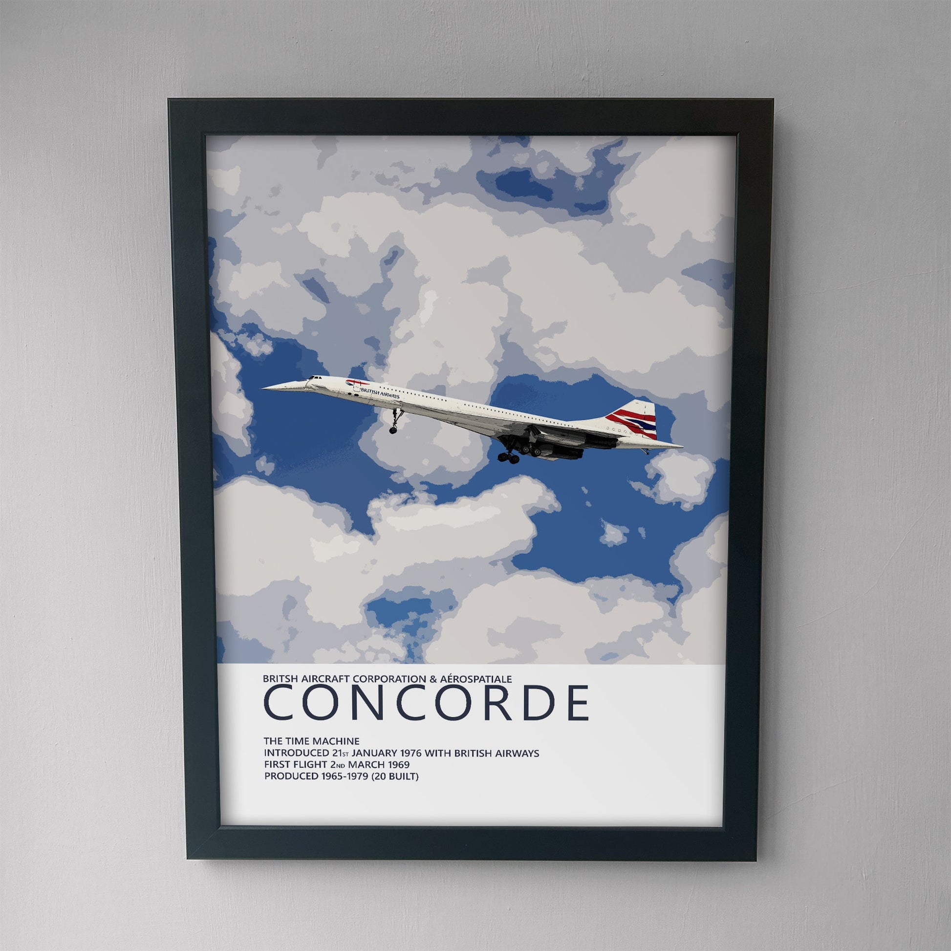 British Airways Concorde Poster