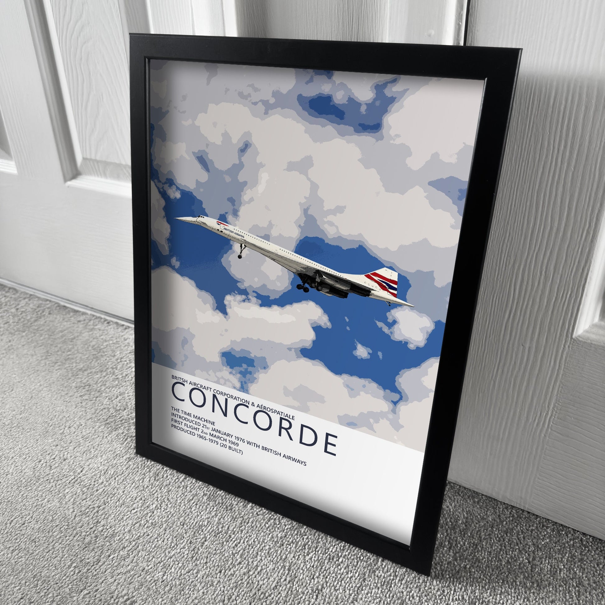 British Airways Concorde Poster