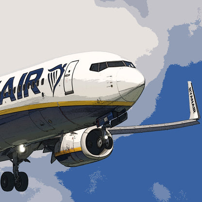 Ryanair Boeing 737 Poster