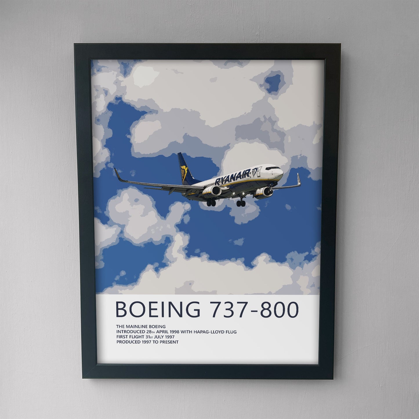 Ryanair Boeing 737 Poster