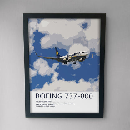 Ryanair Boeing 737 Poster