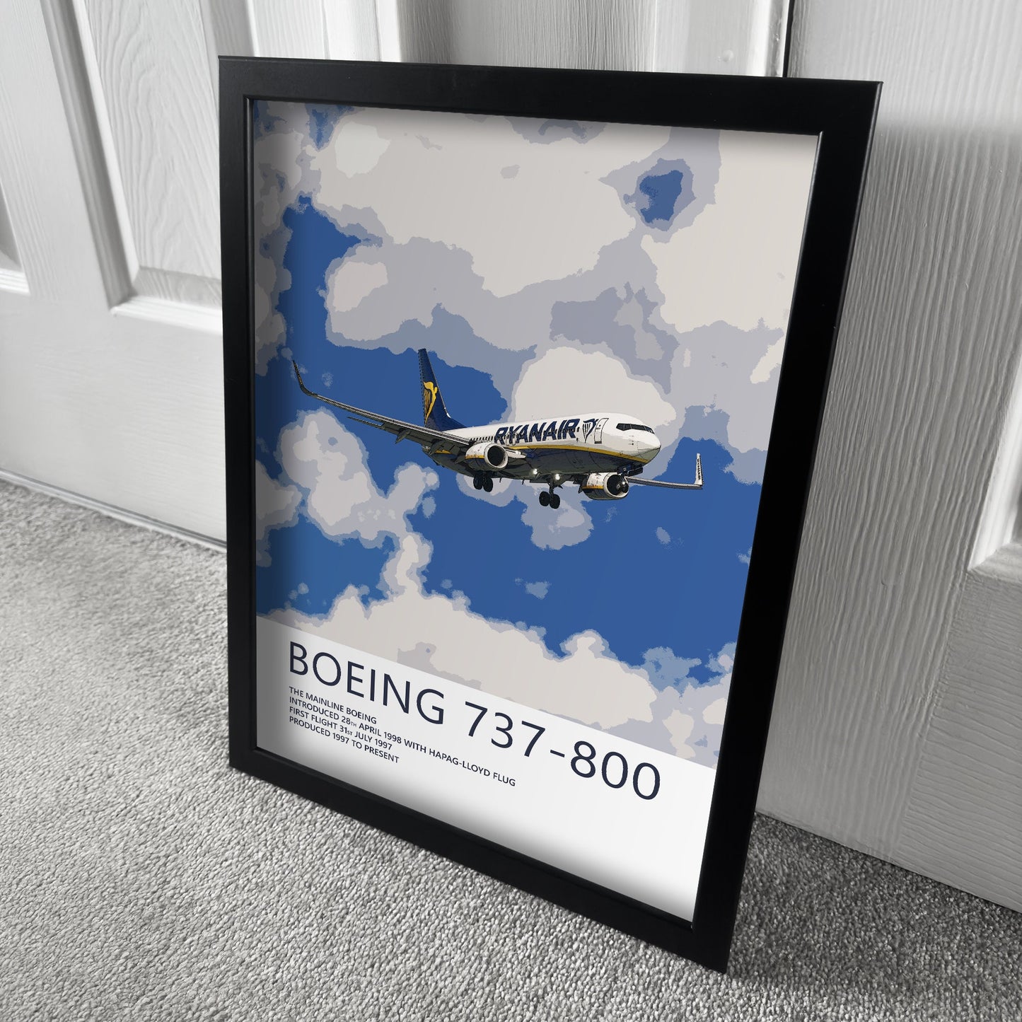 Ryanair Boeing 737 Poster